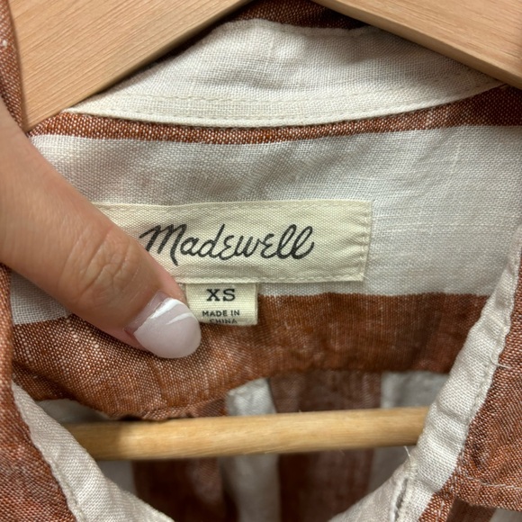 Madewell Linen Button Down Shirt - Picture 2 of 3
